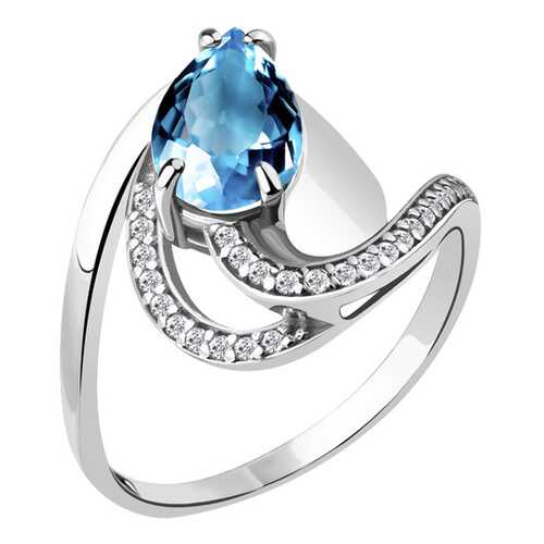 Кольцо женское Aquamarine 6579105А.5 р.18.5 в Красно Золото