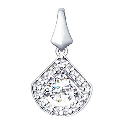 Подвеска SOKOLOV из серебра со Swarovski Zirconia 89030032 в Красно Золото