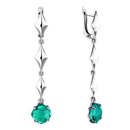 Серьги Aquamarine 4707488 в Красно Золото