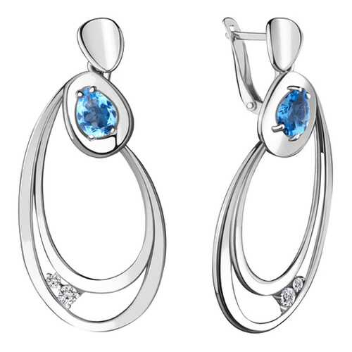 Серьги Aquamarine 4722005.5 в Красно Золото